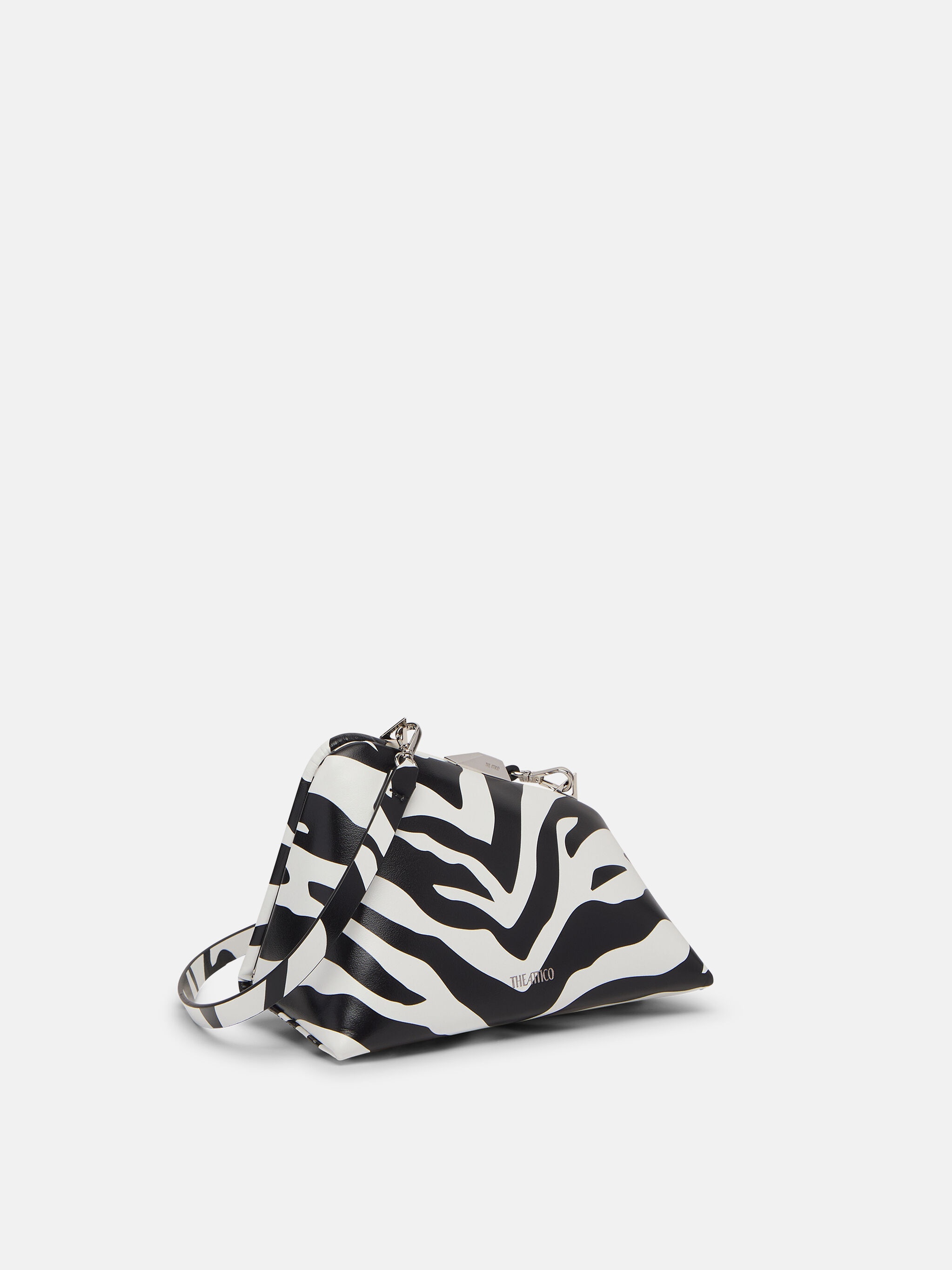 ''MIDNIGHT'' BLACK AND WHITE CLUTCH - 3