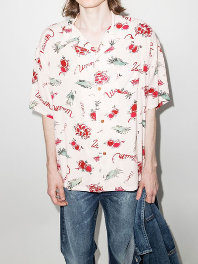 visvim Wallis graphic-print short-sleeved shirt outlook