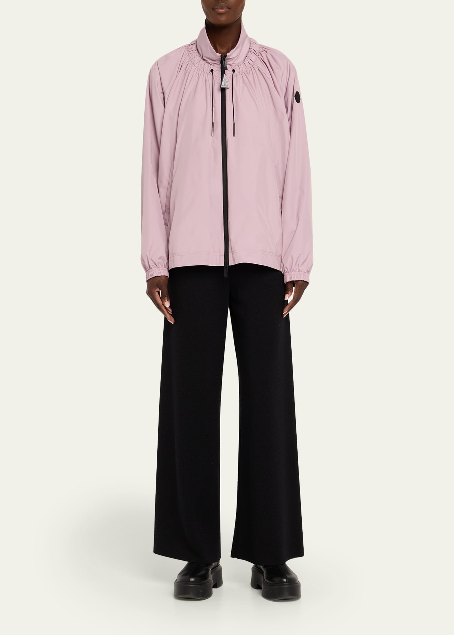 Valencay Drawstring Windbreaker Jacket - 2