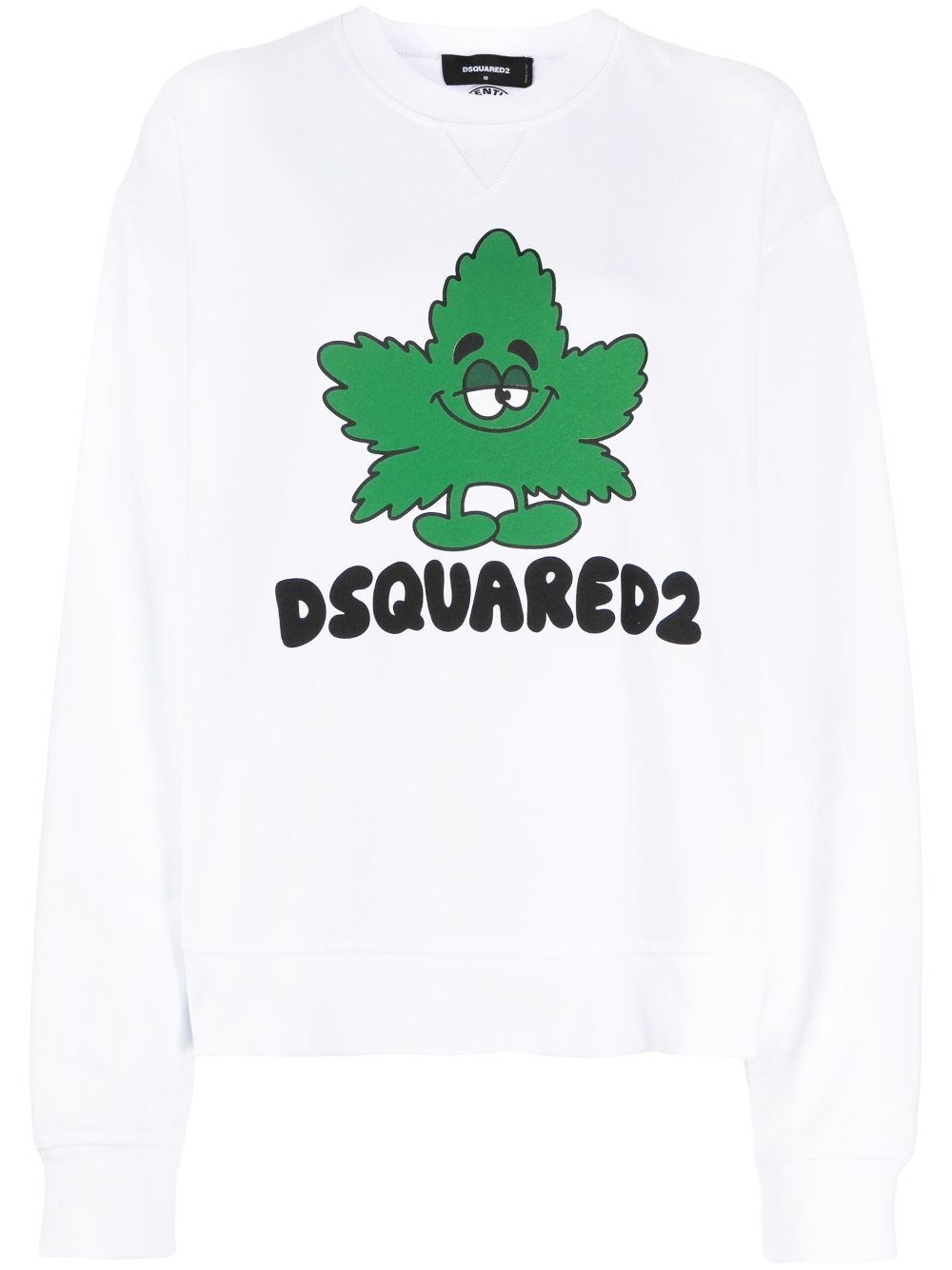 graphic-print cotton sweatshirt - 1