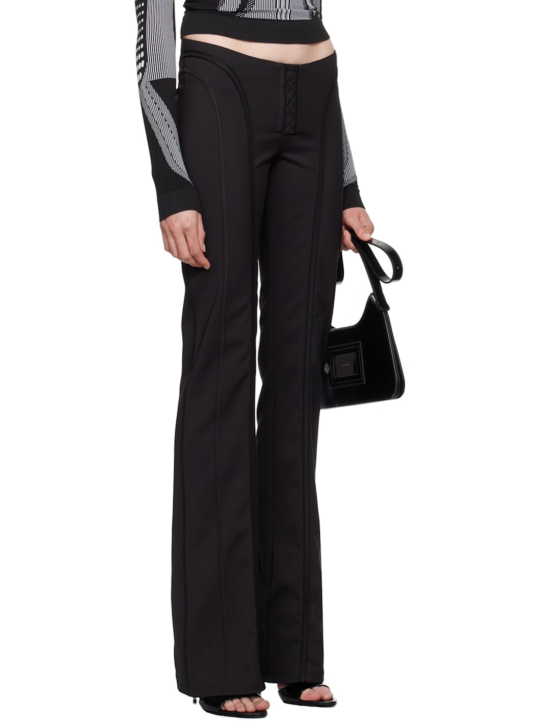 Black Lara Trousers - 2