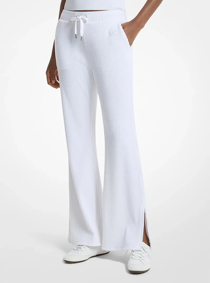 Ribbed Knit Pants - 1