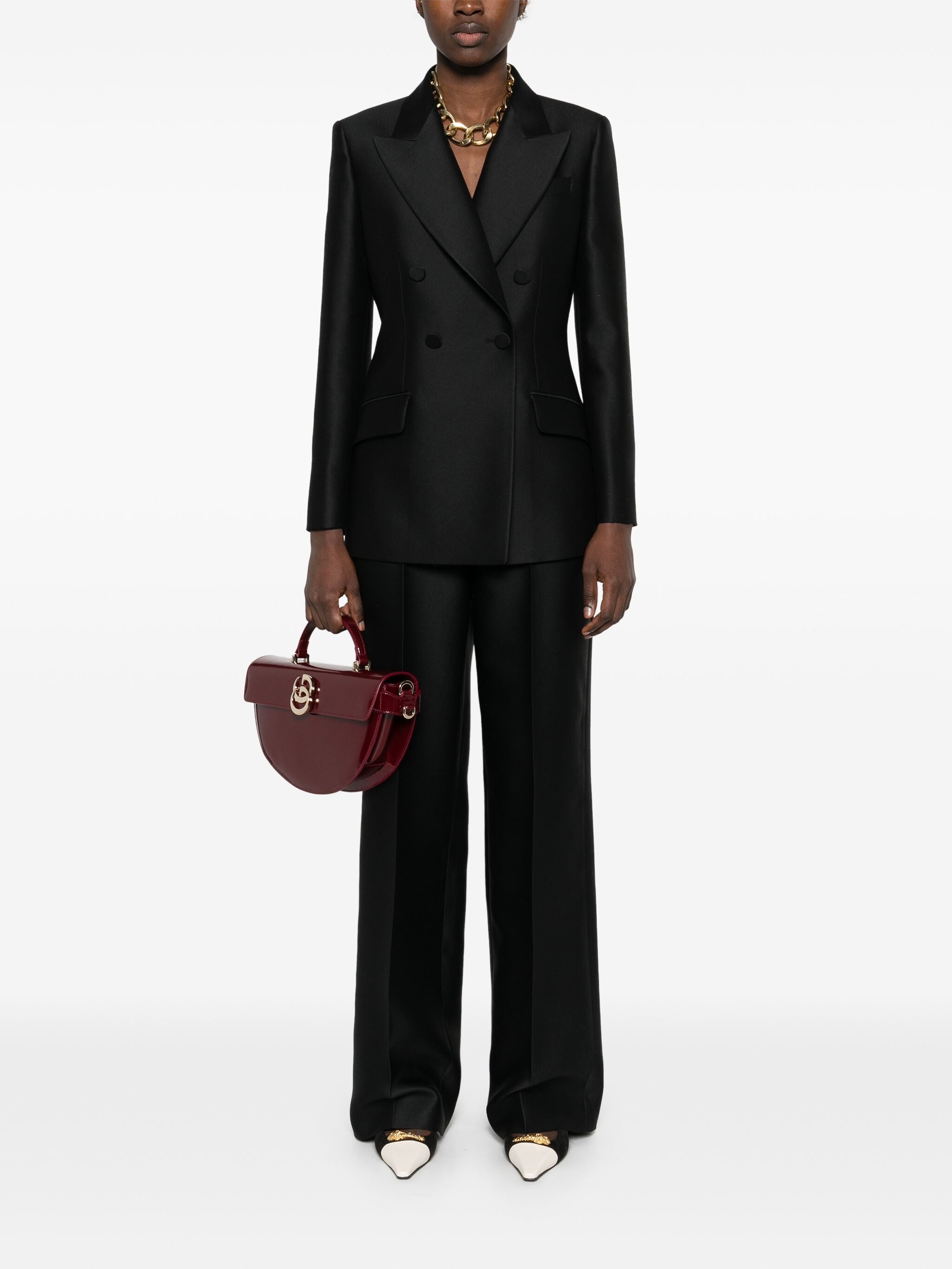 Embroidered Gabardine Trousers - 2