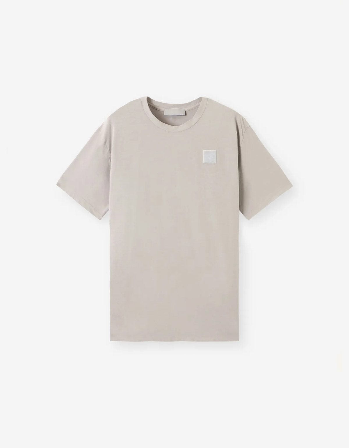 Stone Island Ghost Grey Compass Patch T-Shirt - 1