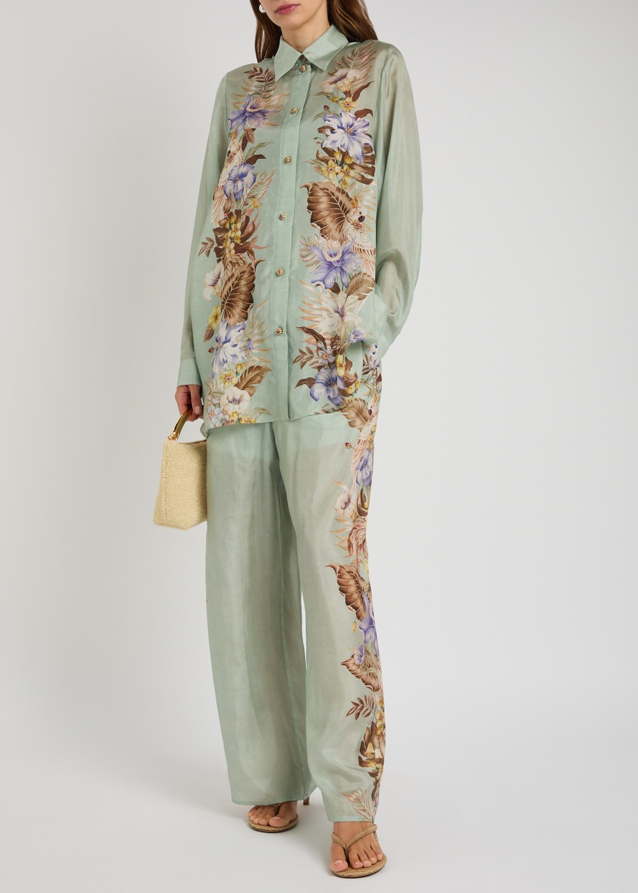 Zimmermann Coco Floral-printed Silk Shirt - 4