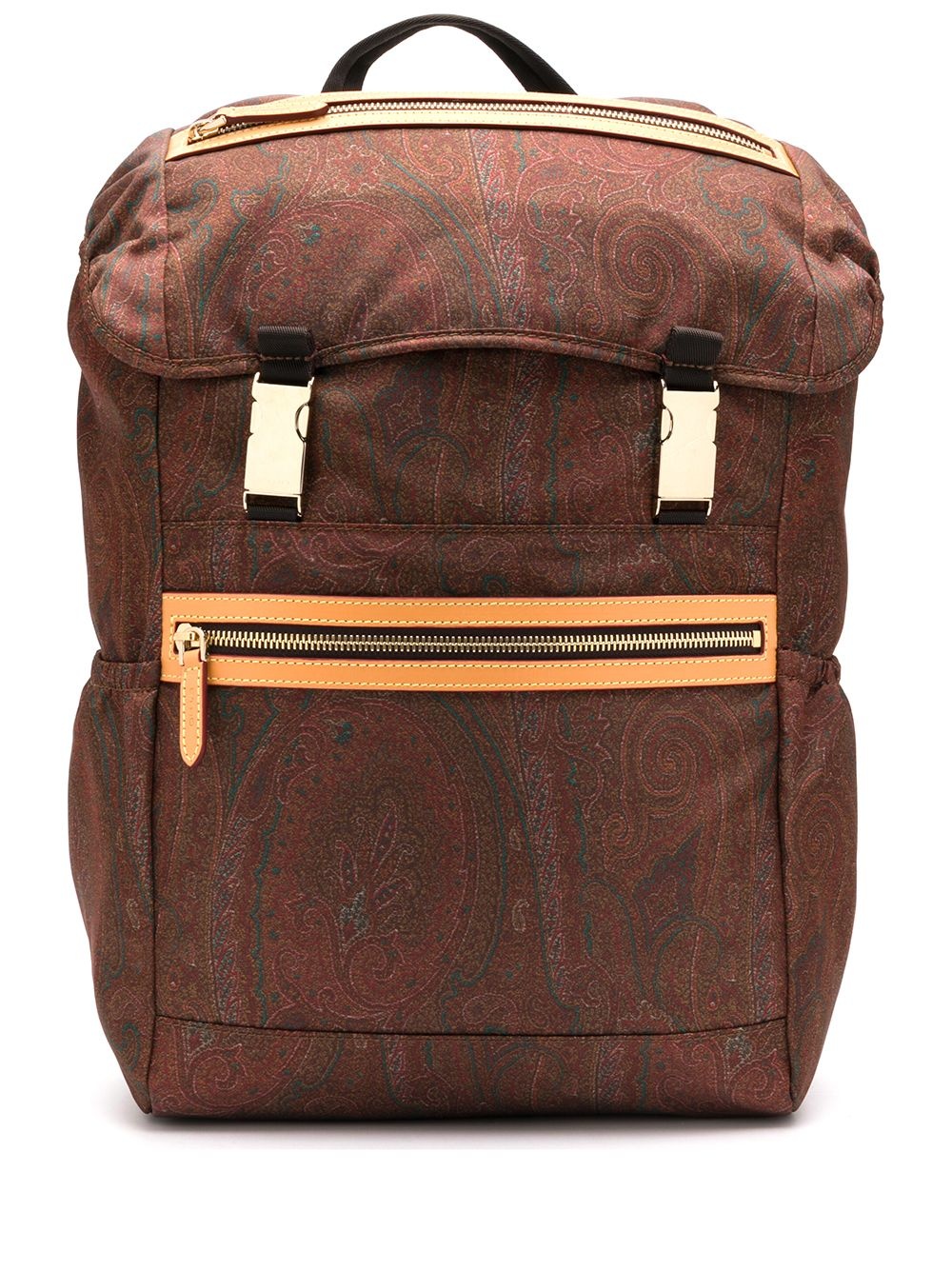 paisley print backpack - 1