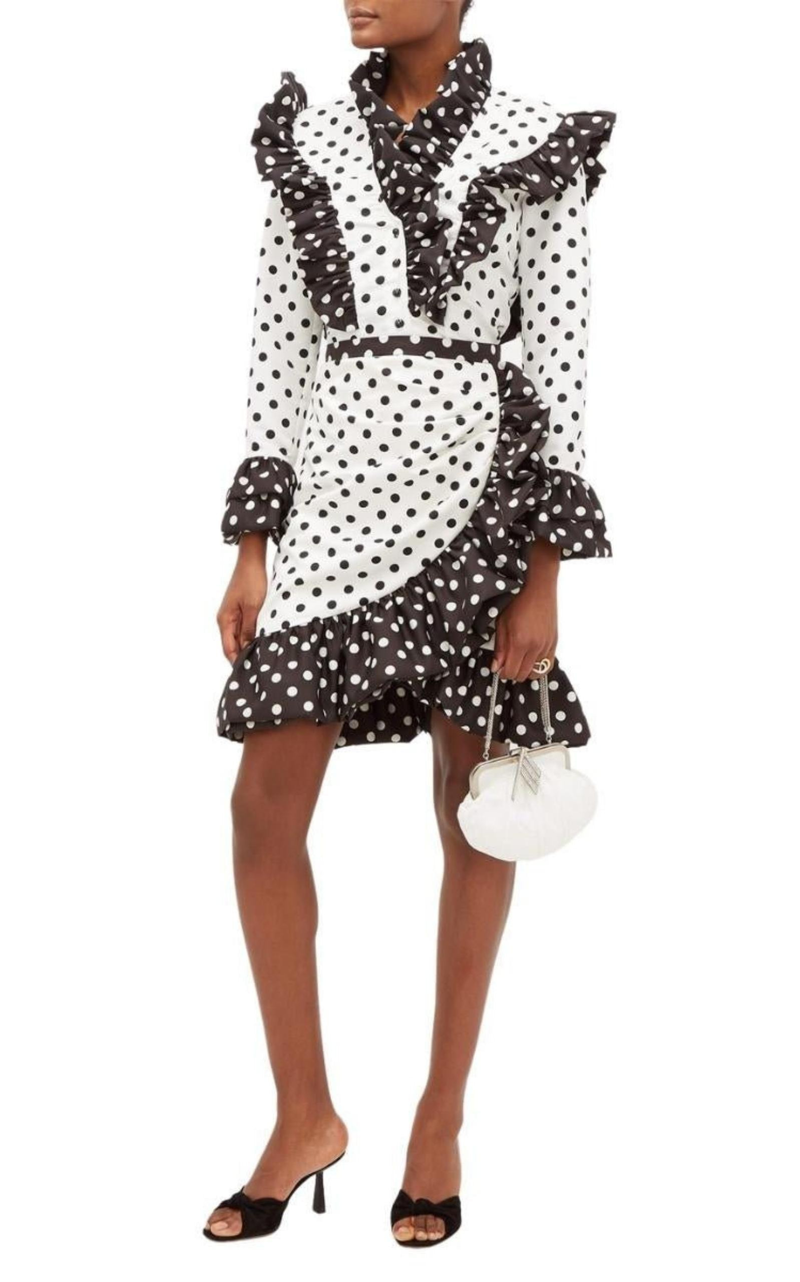 Ruffled polka-dot skirt - 3