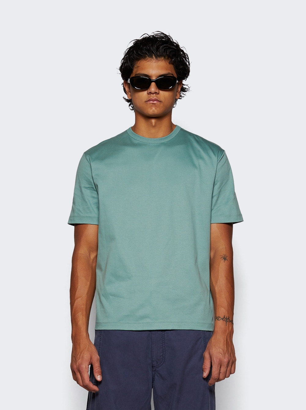 Essential Tee Vert De Gris - 3