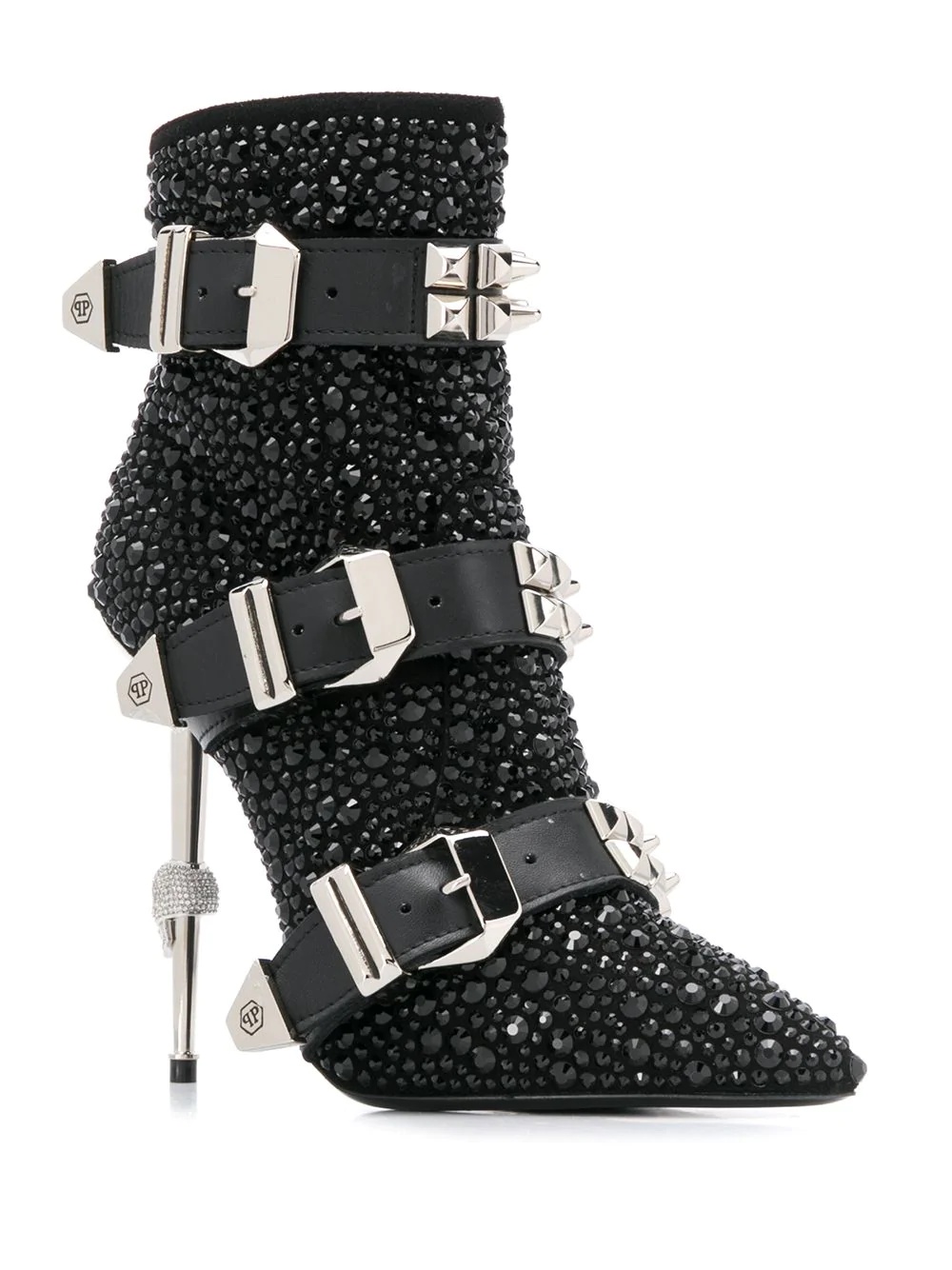 Crystal buckled boots - 2