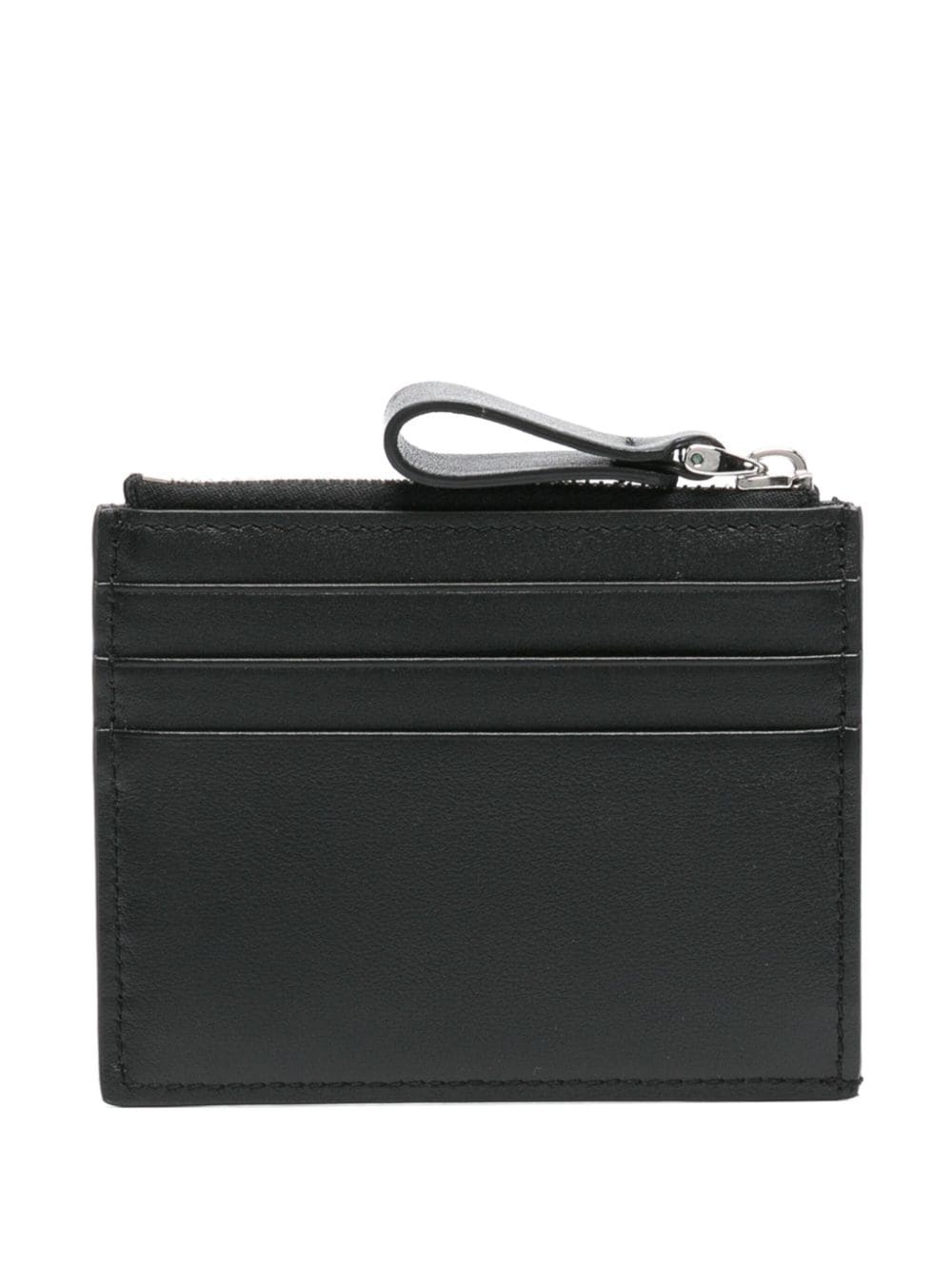 VLogo Signature leather cardholder - 2