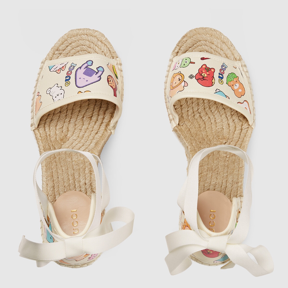 Women's Gucci animal print espadrille - 6