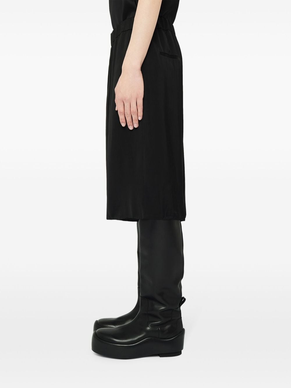 elasticated-waist shorts - 4