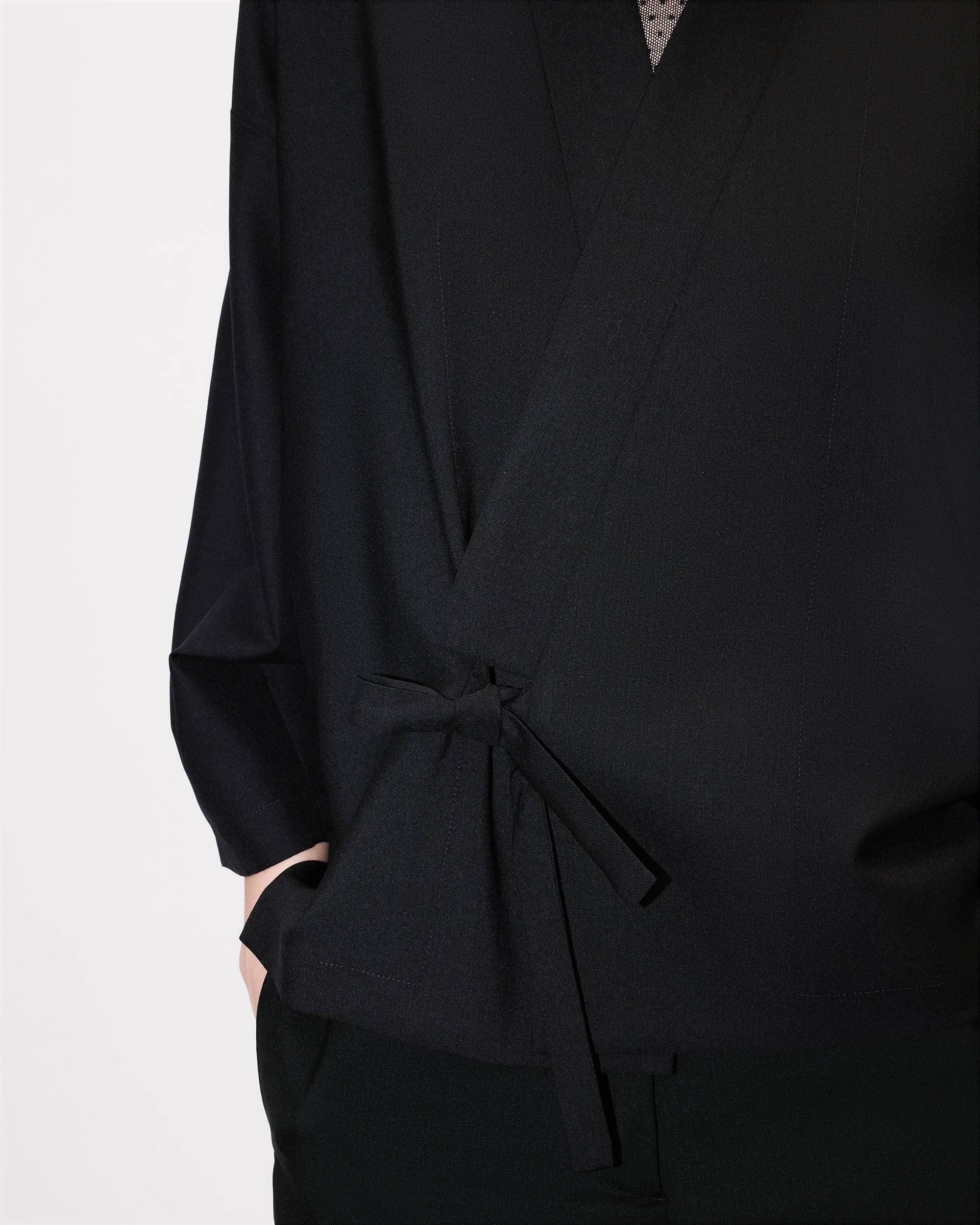 Kimono jacket in virgin wool - 7