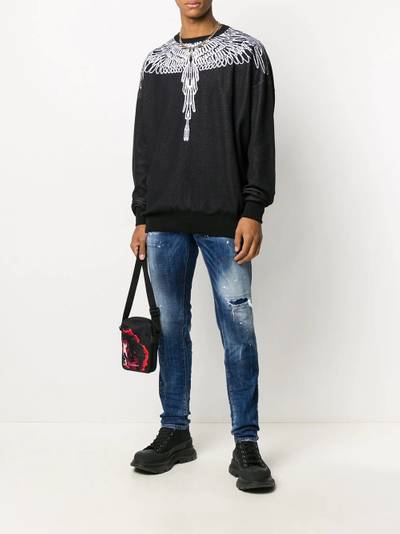 Marcelo Burlon County Of Milan Pictorial Wings crew neck sweatshirt outlook