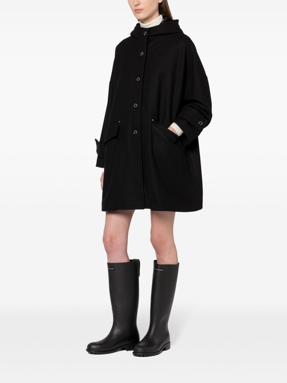 Humbie Hood overcoat - 2