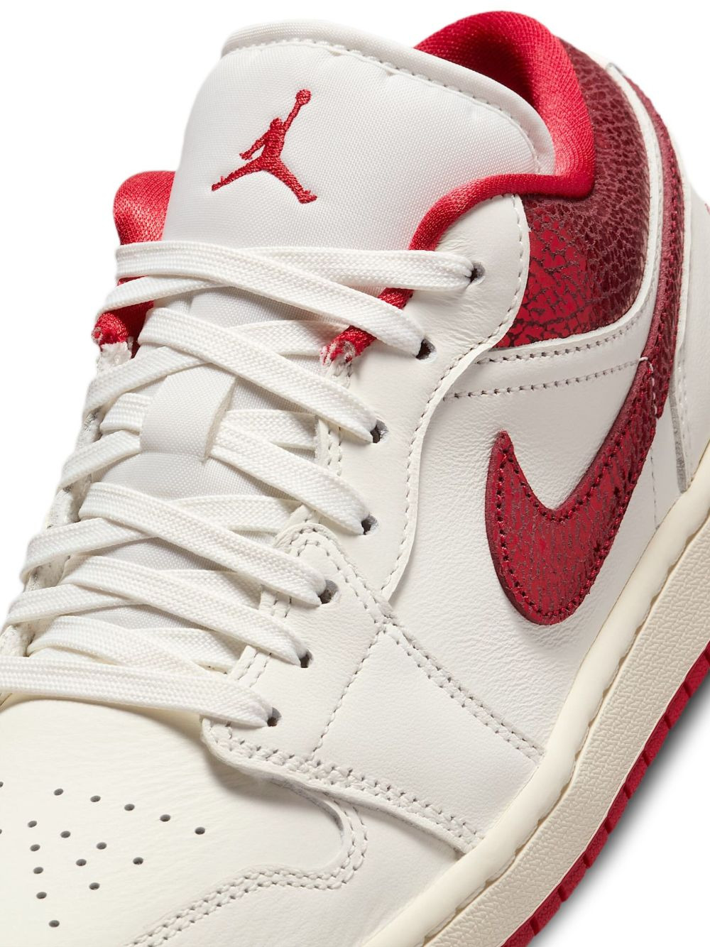 low-top leather trainers - 5