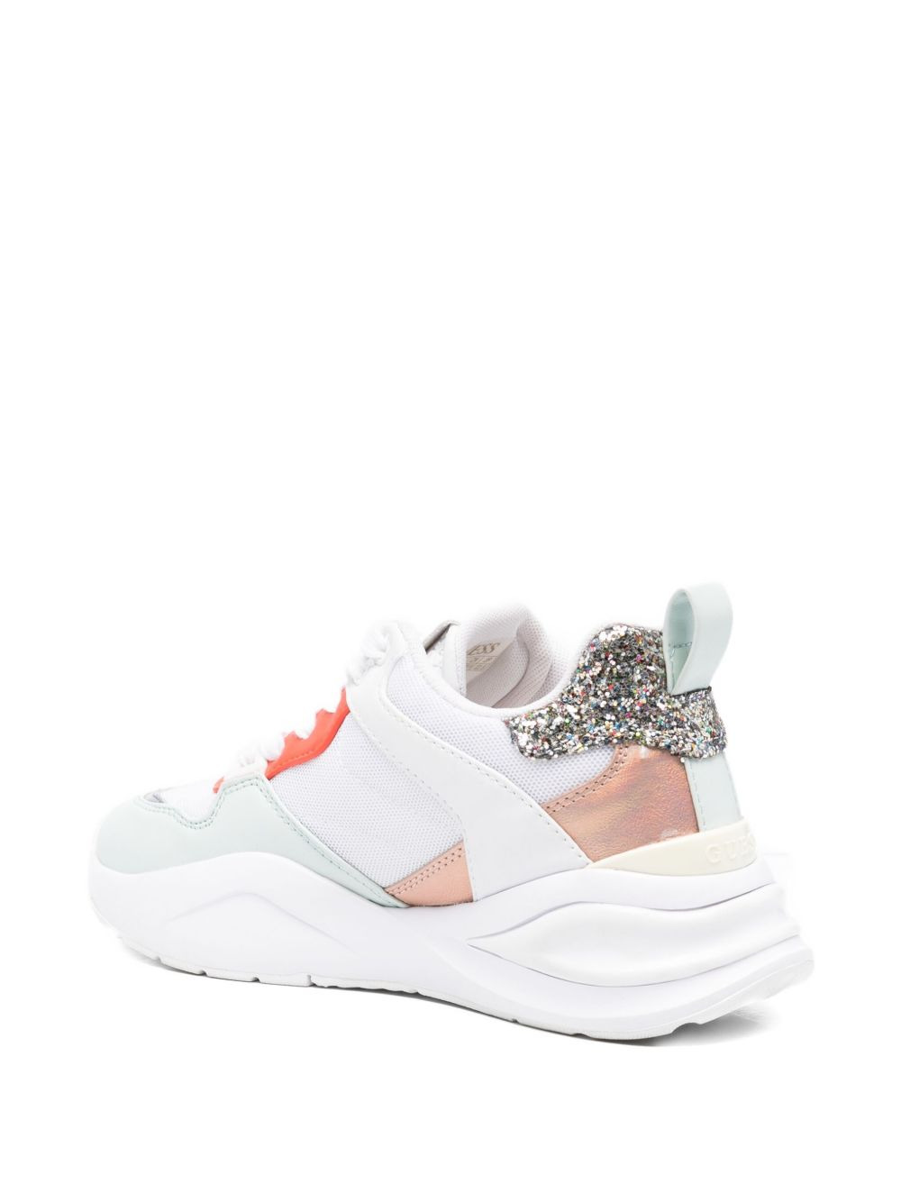 glitter-panelled chunky sneakers - 3