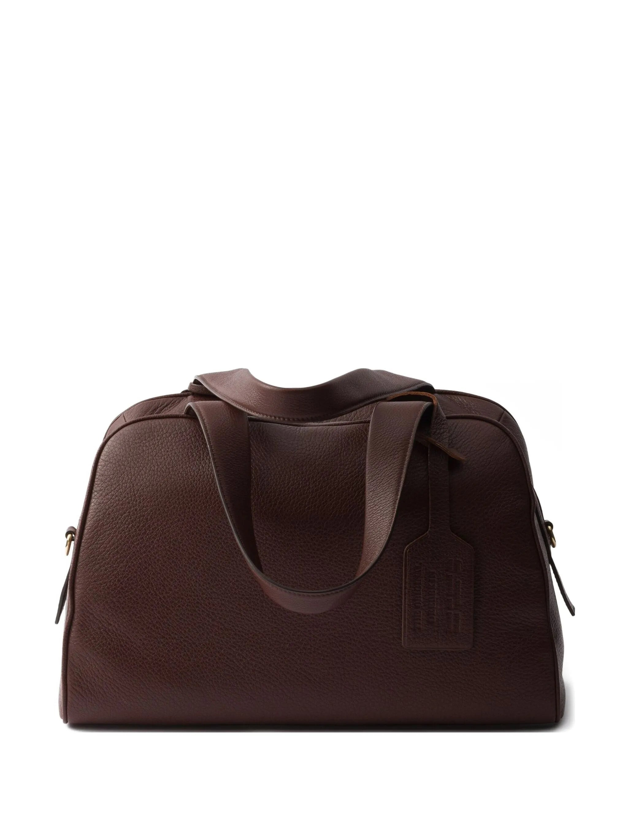 Prada Large Leather Top-handle Tote Bag - 3