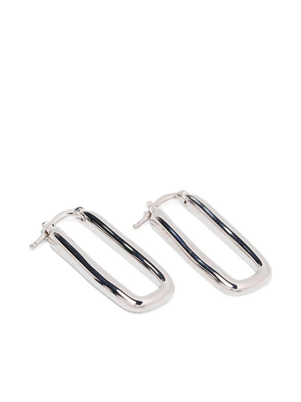 rectangle-frame earrings - 3