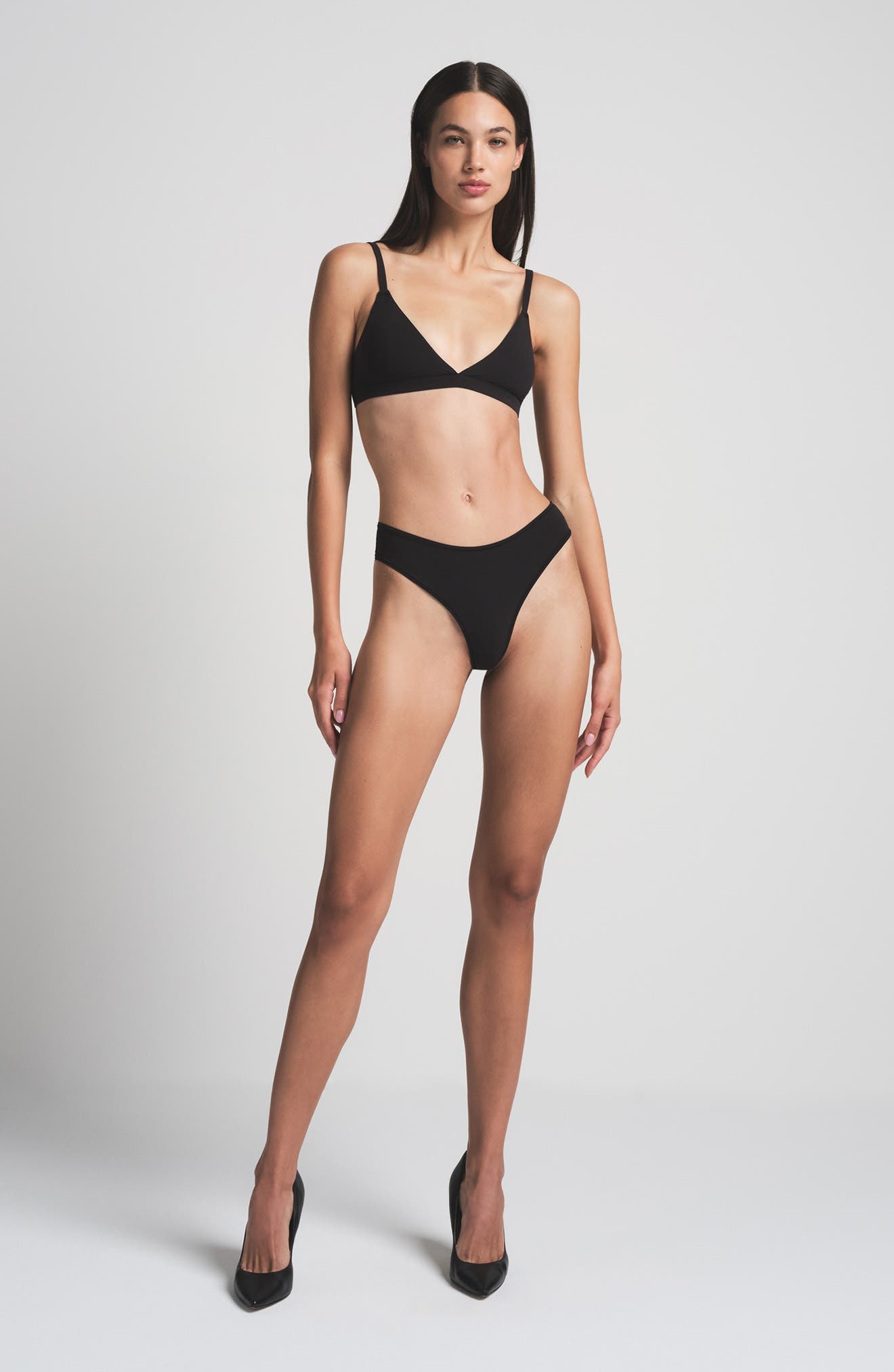 SKIMS Fits Everybody Thong in Onyx at Nordstrom - 4