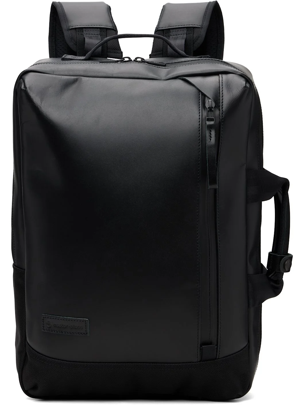 Black Slick ver. 2WAY Leather Backpack - 1