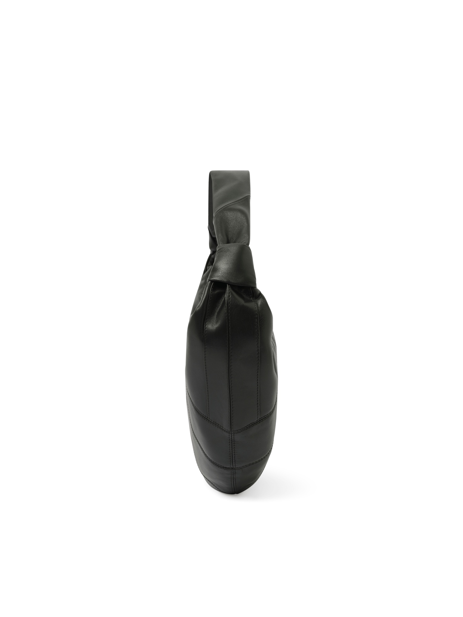 Fortune Croissant Bag in Black - 5