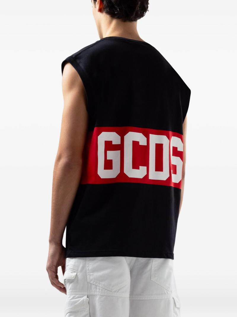 logo sleeveless T-shirt 5