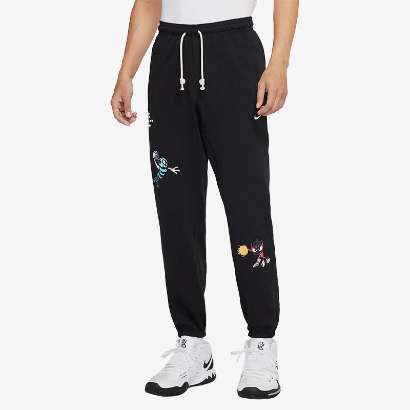 Men's Nike Basketball Athleisure Casual Sports Long Pants/Trousers Autumn Black DO9157-010 - 4