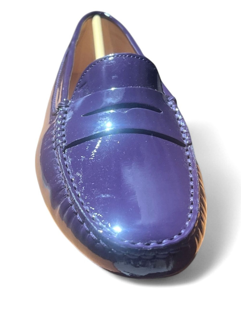 Tod's Gommino patent-finish loafers outlook