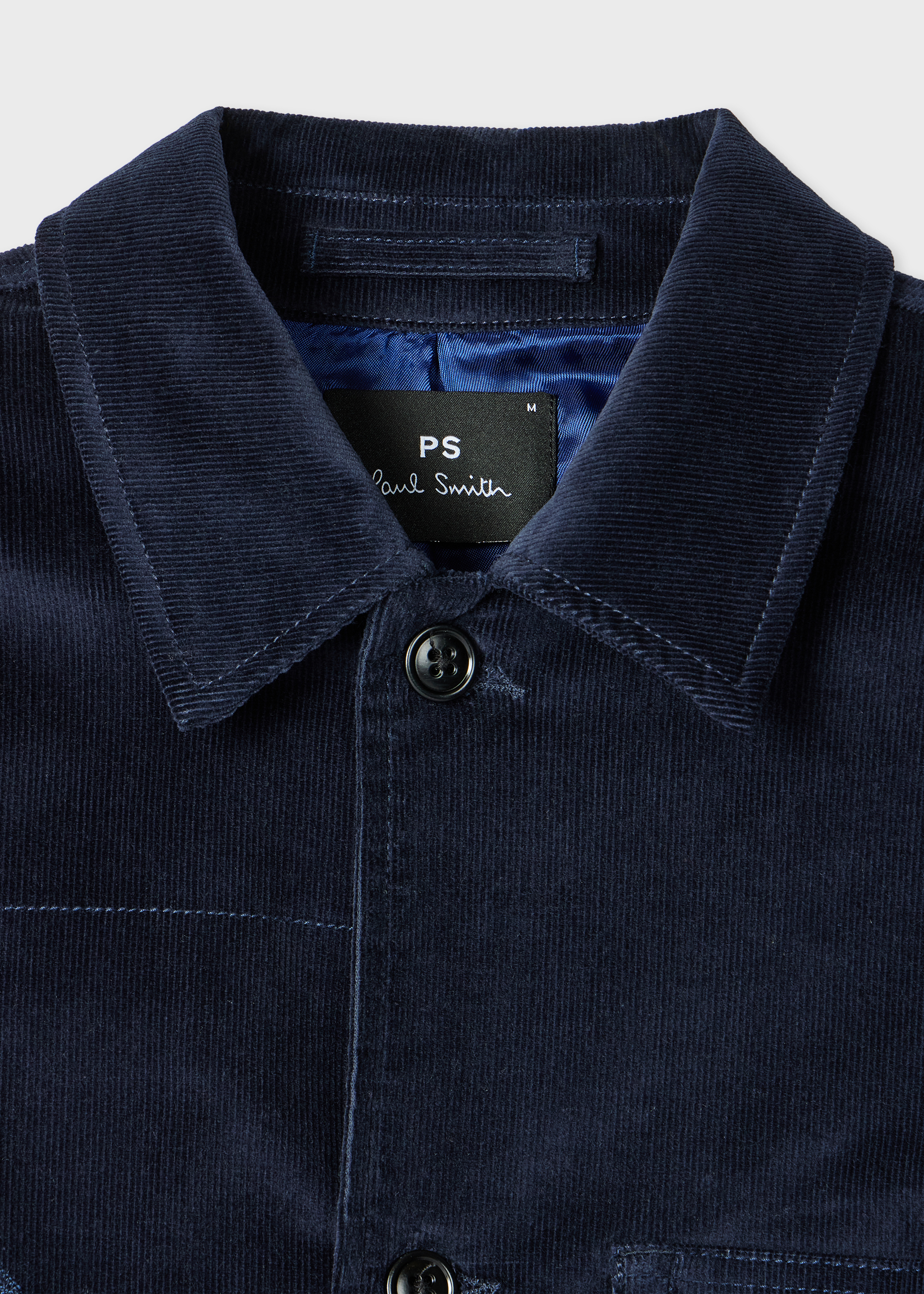 Navy Blue Organic Cotton Corduroy Work Jacket and Trousers Co-ord - 2
