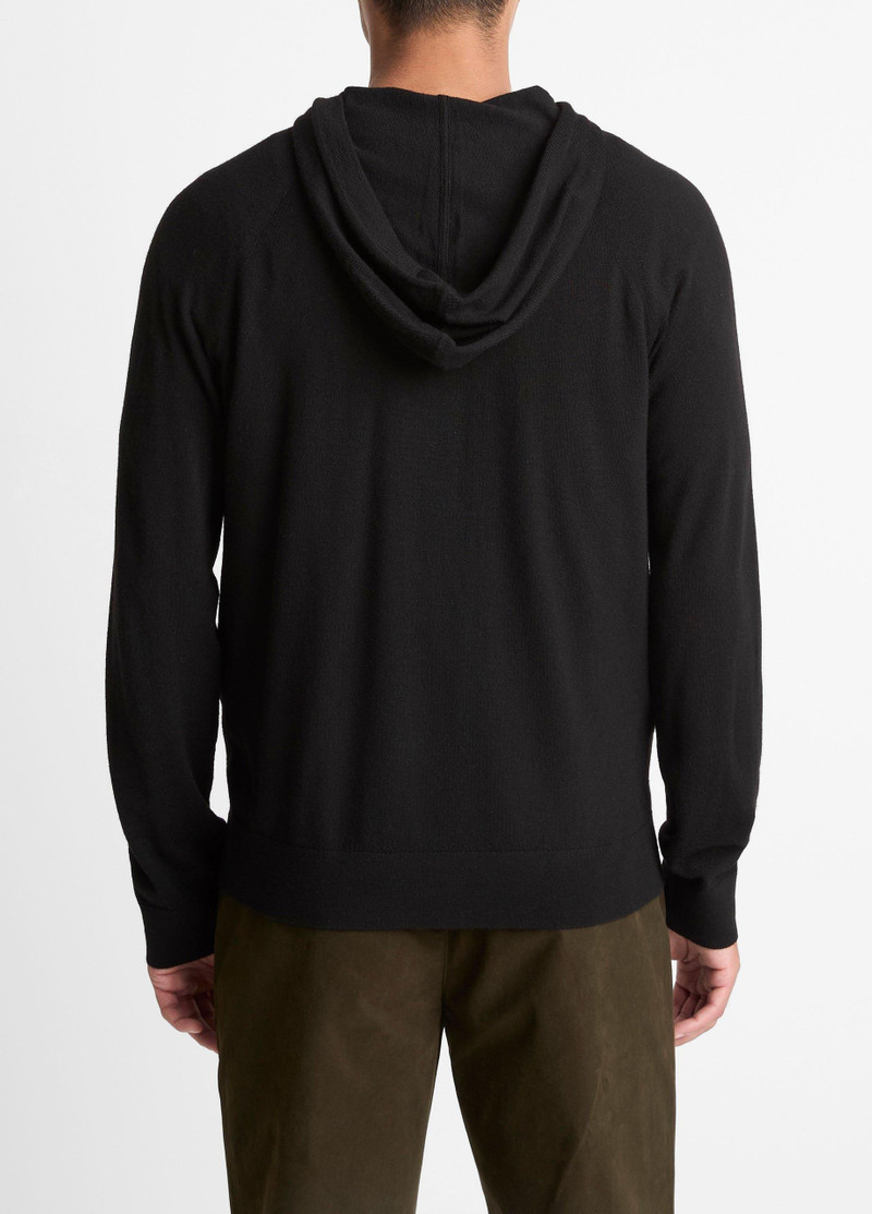 Vince Featherweight Merino Wool-Cashmere Hoodie outlook