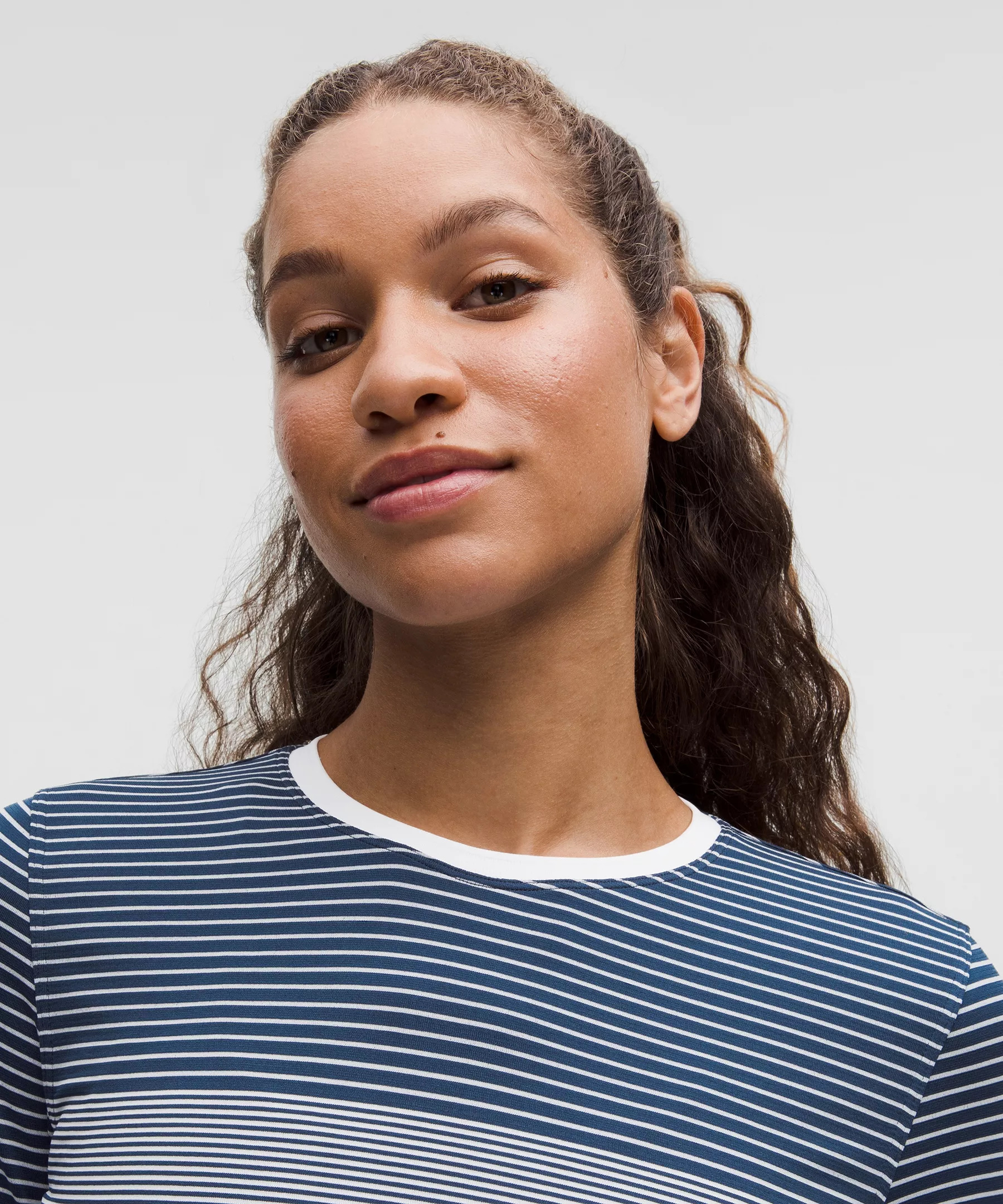 Seamless Classic-Fit Mariner Stripe Long-Sleeve Shirt - 4