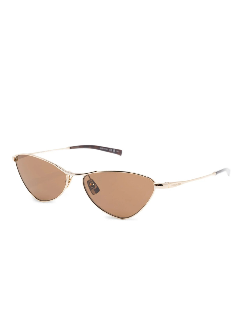 SAINT LAURENT SL830 geometric-frame sunglasses outlook
