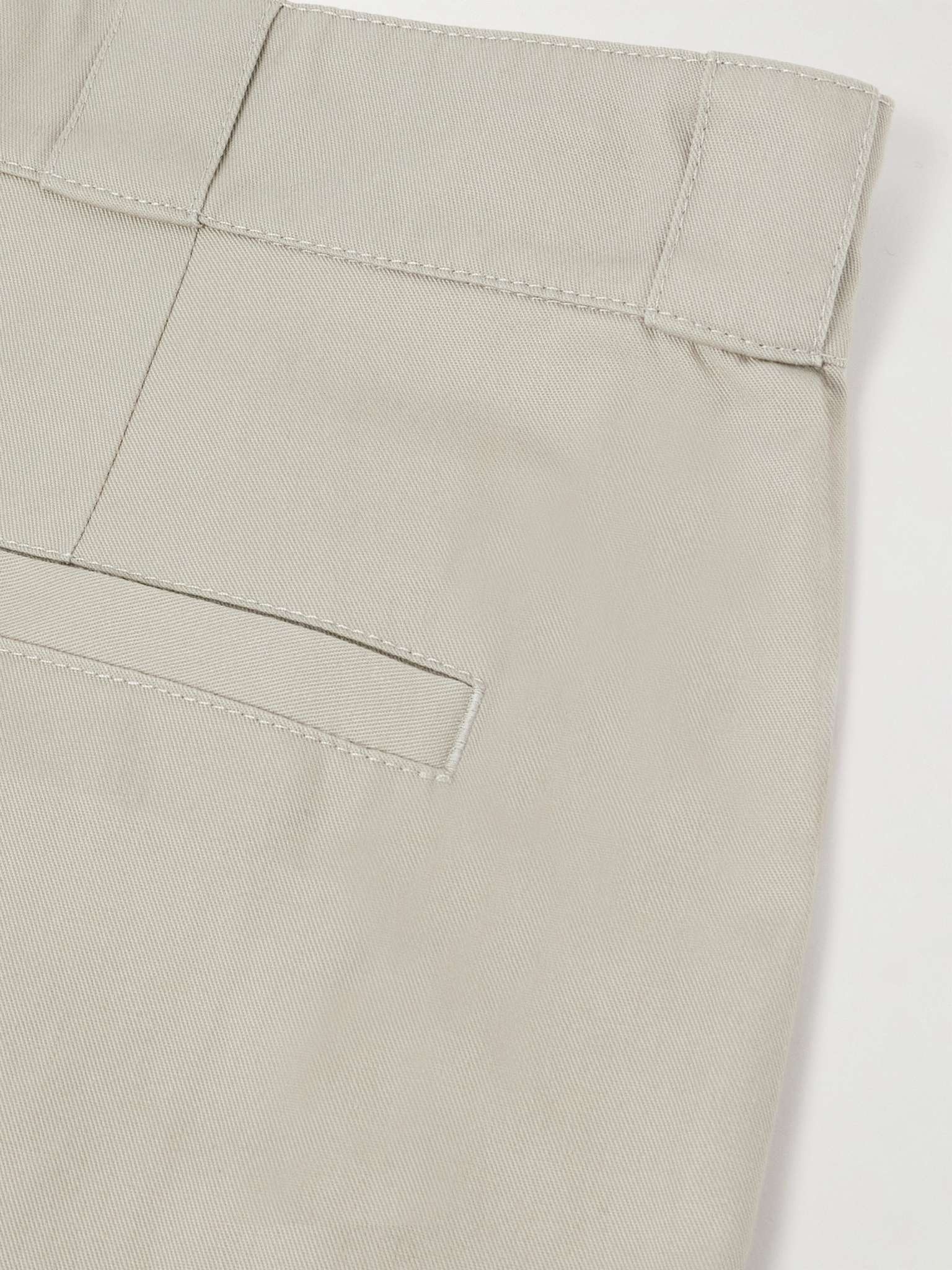 Straight-Leg Logo-Appliquéd Twill Trousers - 5