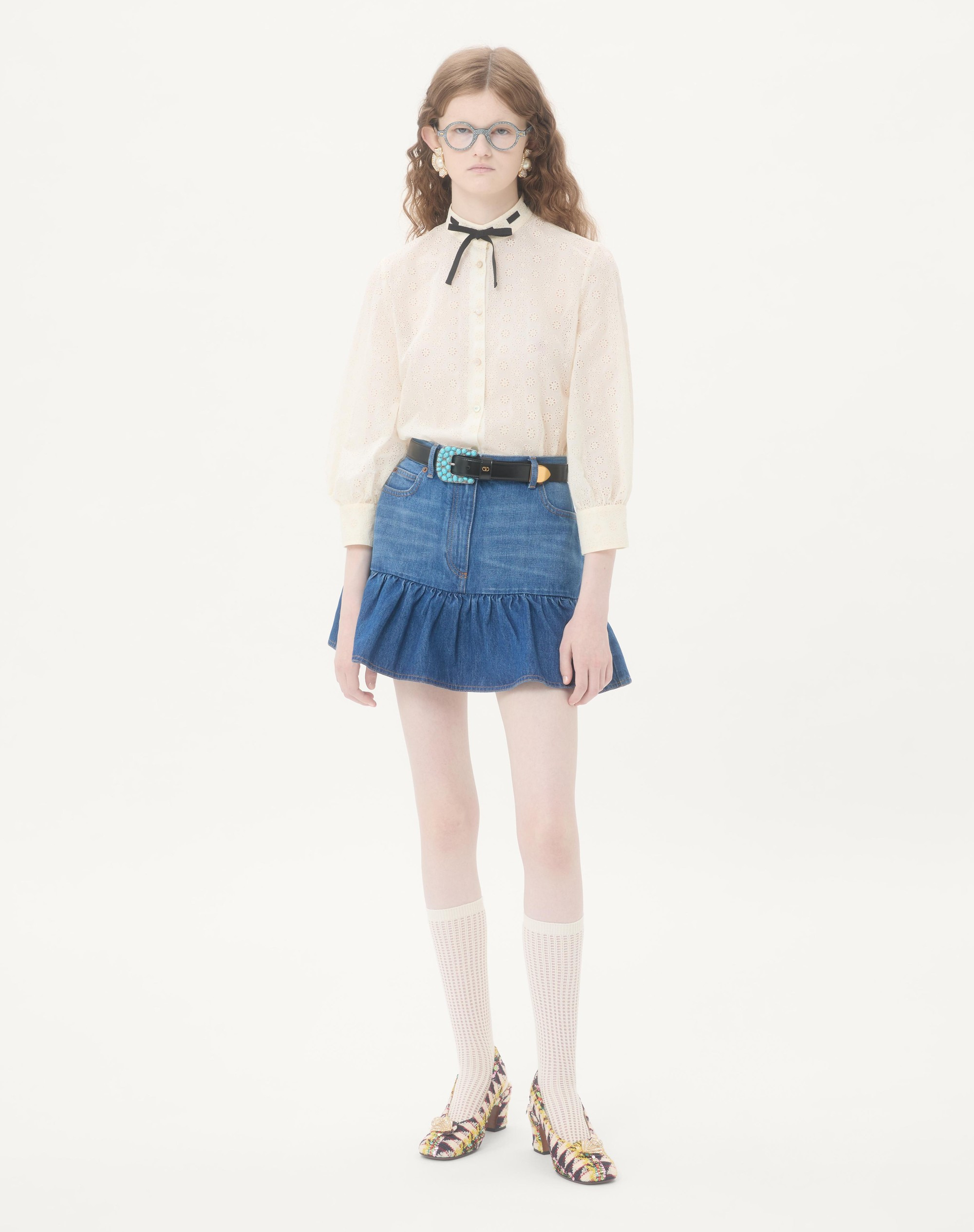 DAISY SANGALLO POLKA DOT SHIRT - 2