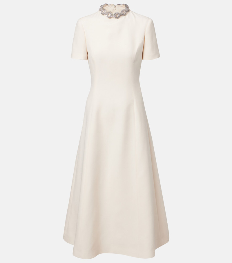 Crepe Couture embellished midi dress 1