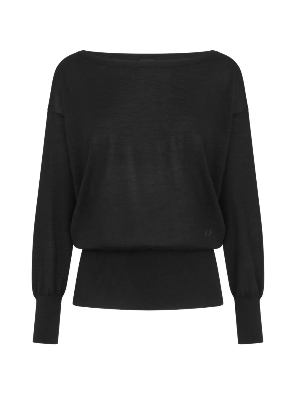 boat-neck sweater - 1