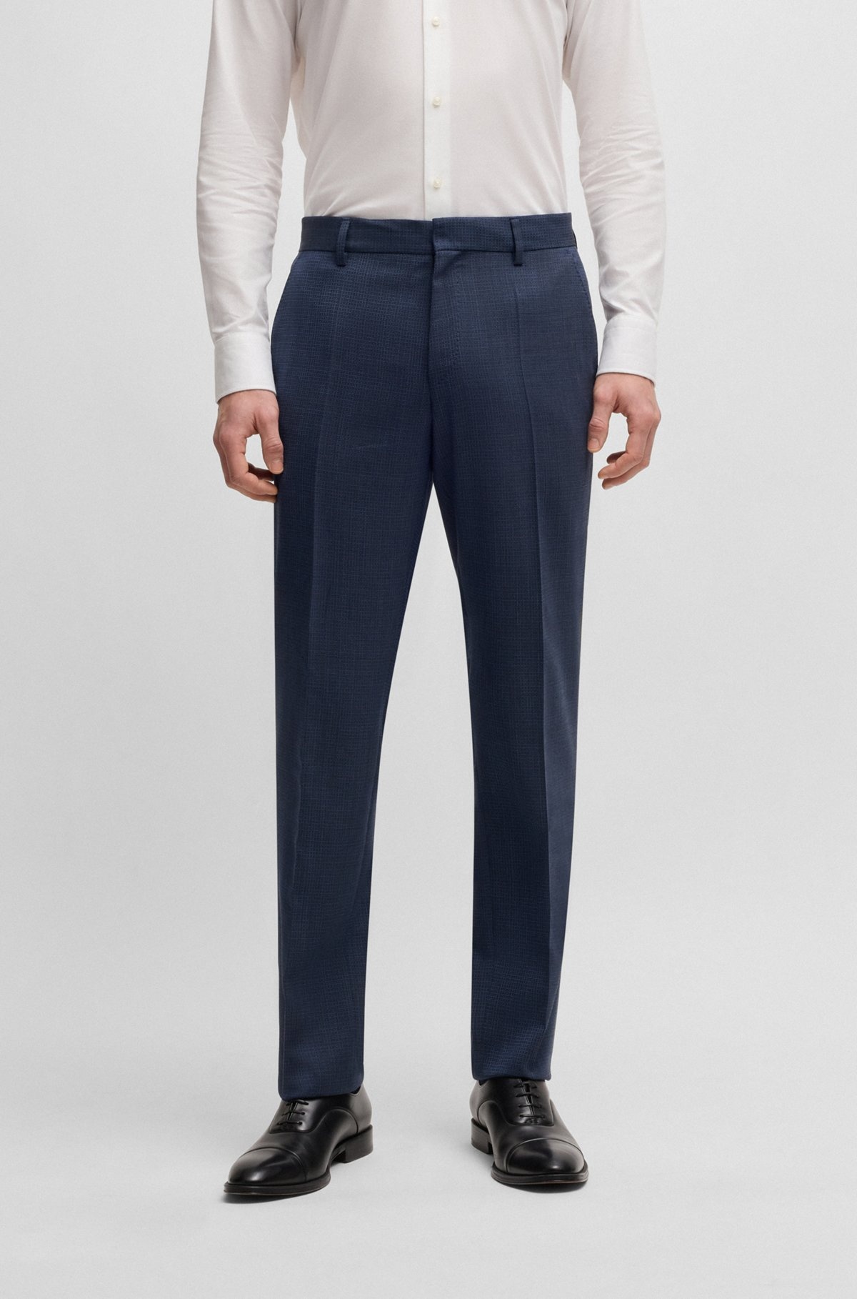 SLIM-FIT SUIT IN STRETCH CLOTH - 6