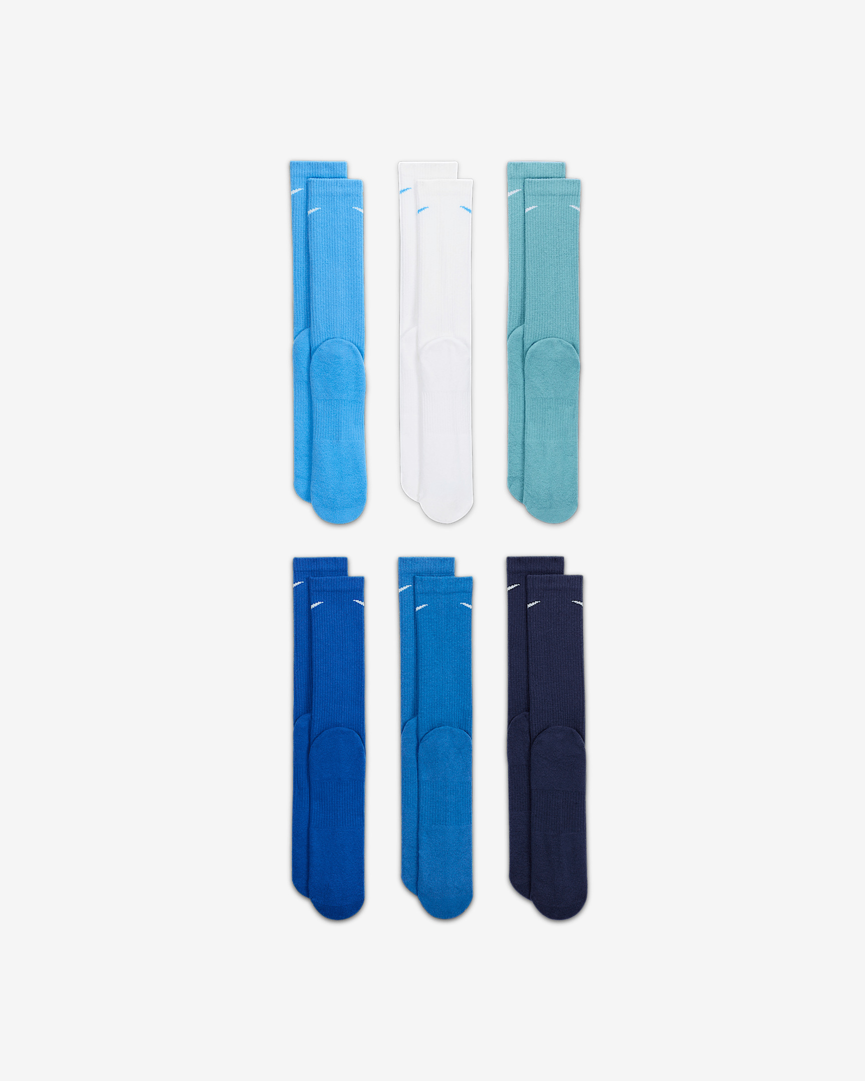 Nike Everyday Plus Cushioned Training Crew Socks (6 Pairs) - 3
