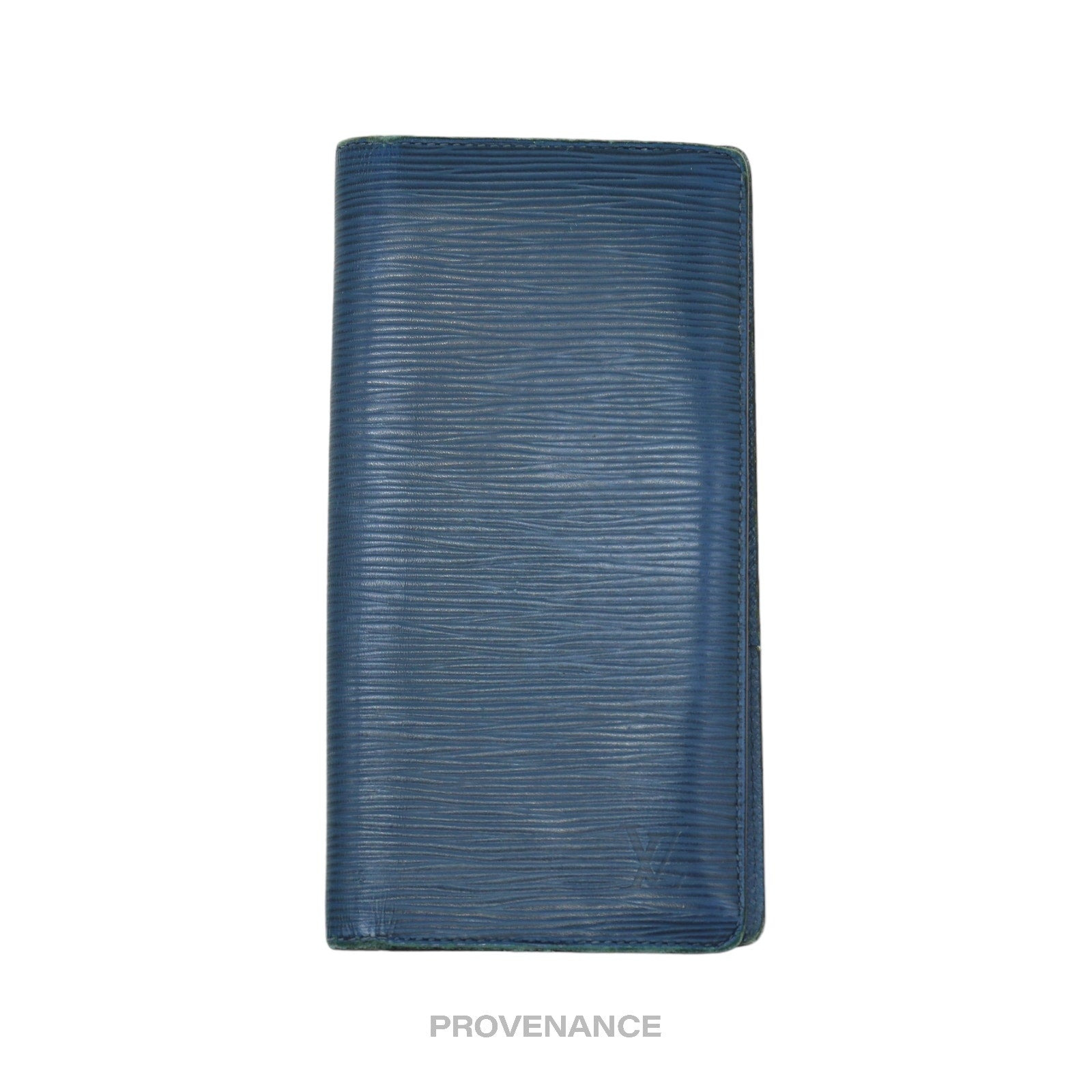 Louis Vuitton Brazza Long Wallet - Blue Epi Leather - 2