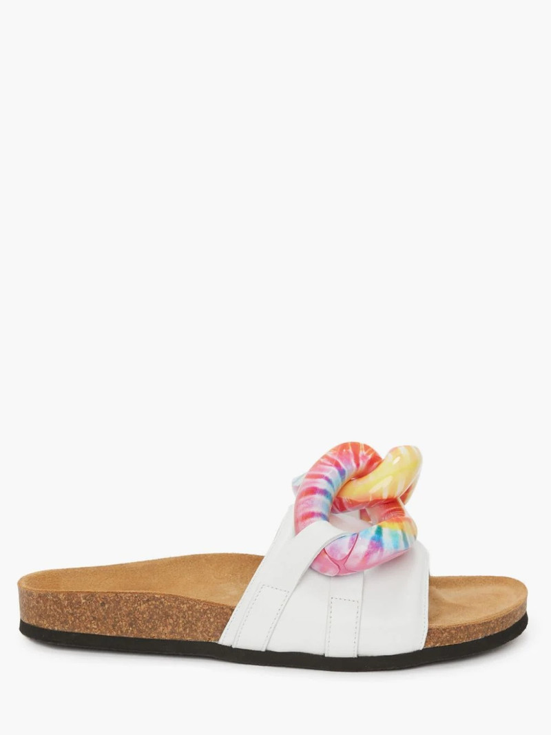WOMEN’S CHAIN LOAFER SLIDES - 1