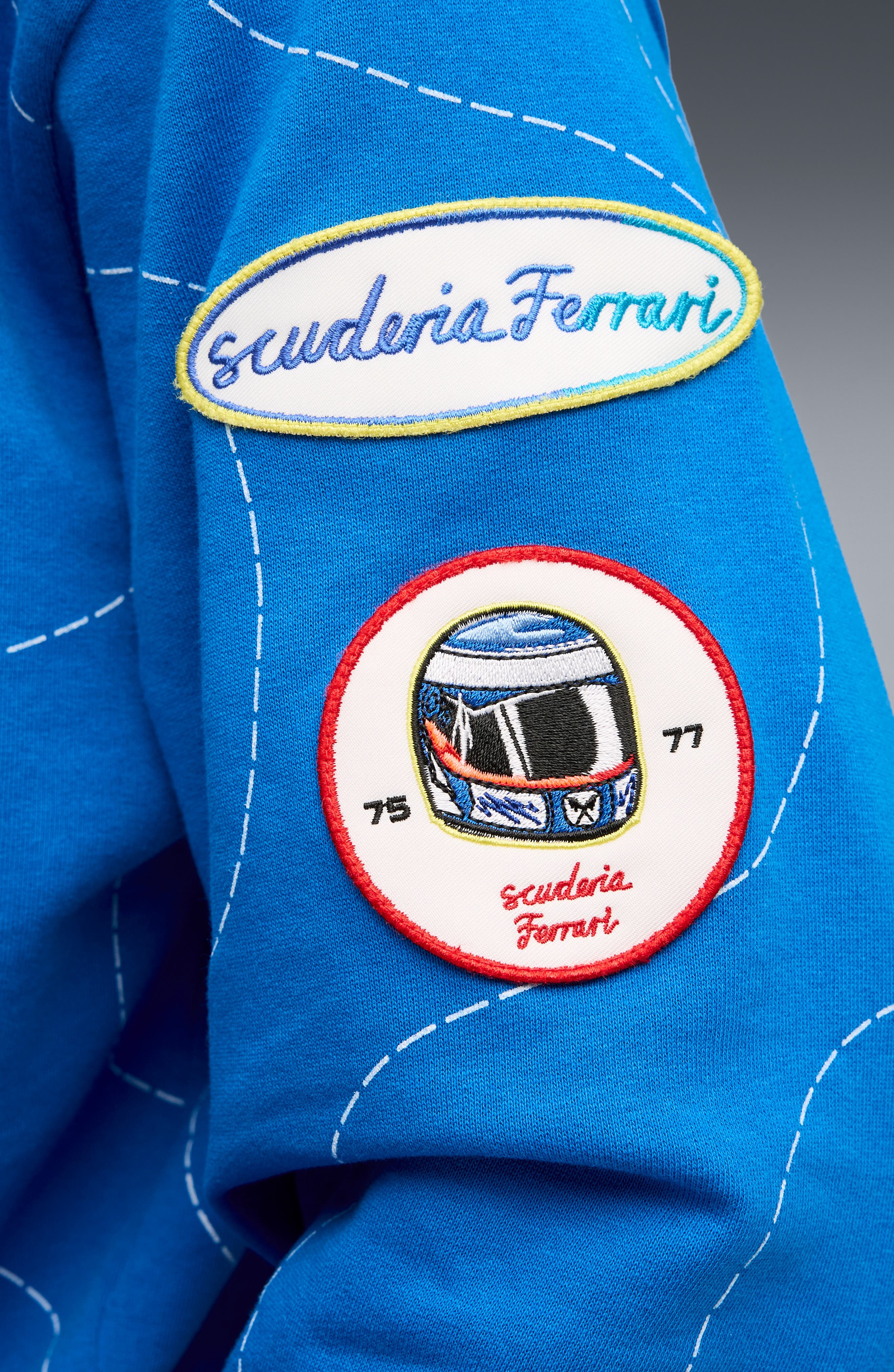 PUMA x Scuderia Ferrari Monza Cotton Hoodie in Puma Navy at Nordstrom - 6