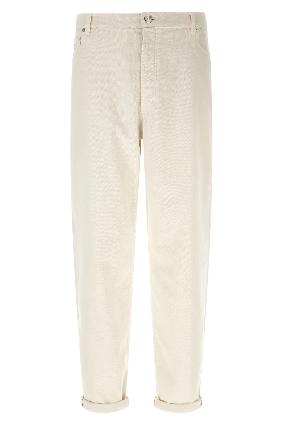Garment-Dyed Denim Jeans - 1