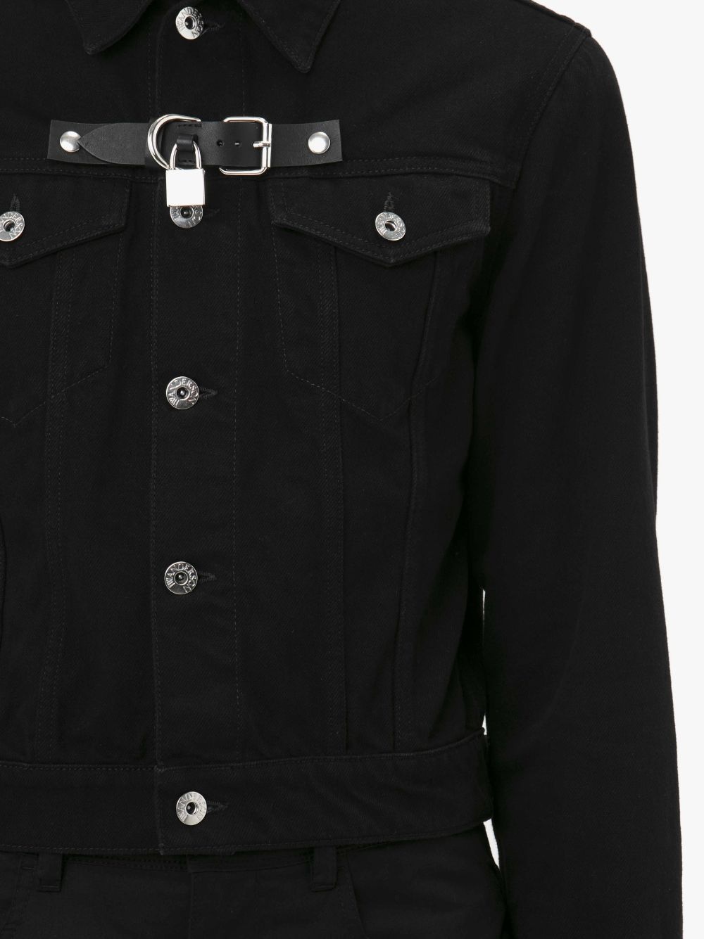 PADLOCK STRAP TRUCKER JACKET - 6