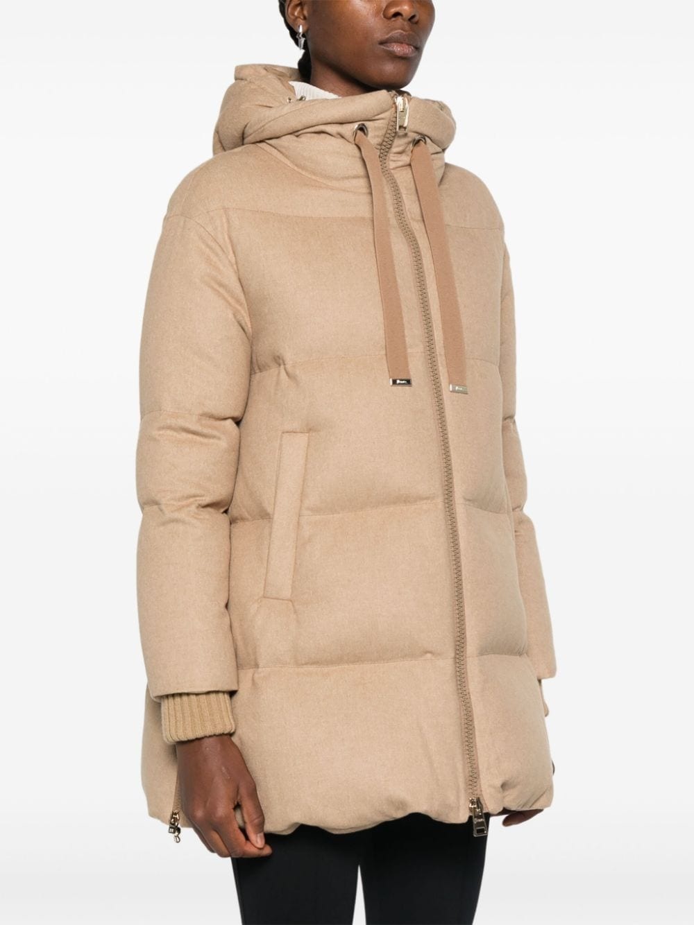 insulated hooded coat - 3