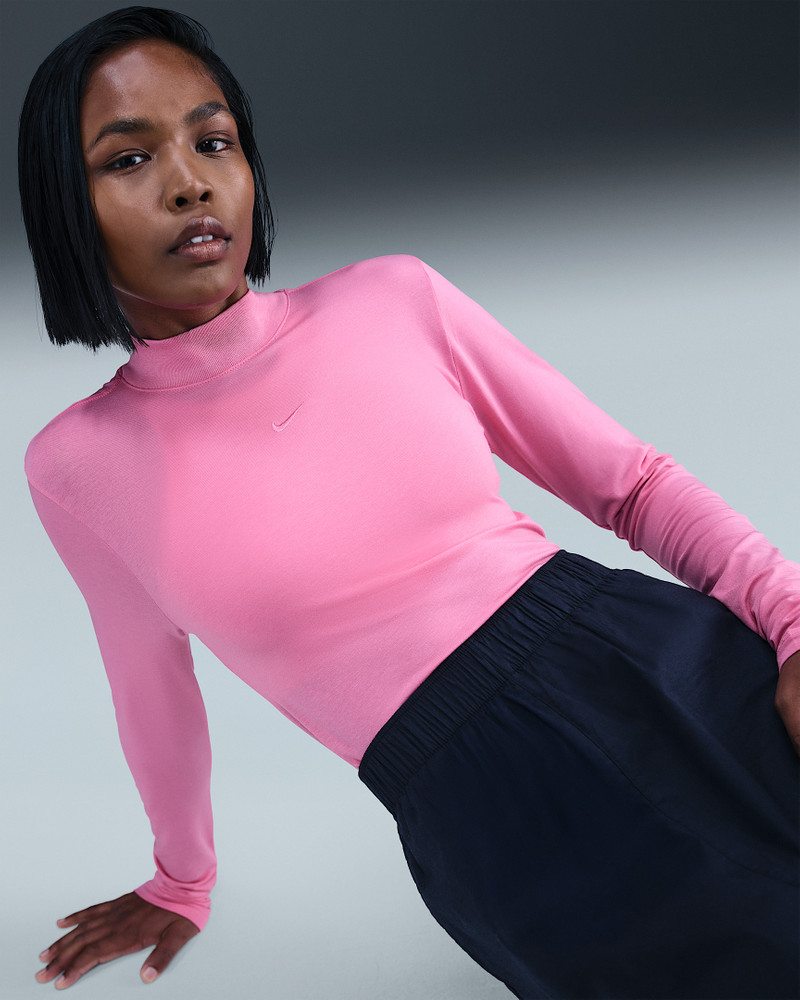 Nike Sportswear Chill Knit Women's Slim Long-Sleeve Mock-Neck T-Shirt 3