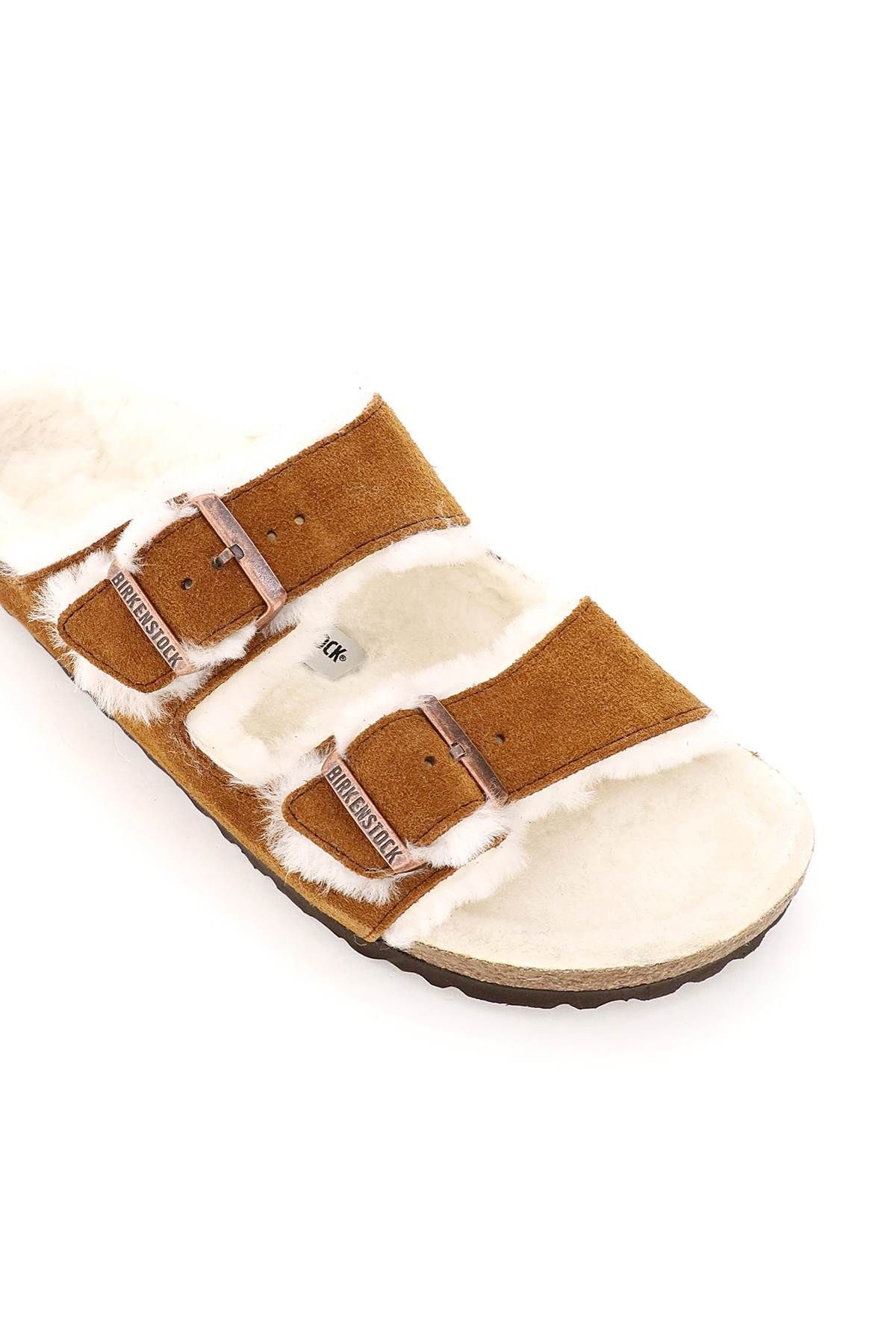 ARIZONA SHEARLING MULES NARROW FIT - 4