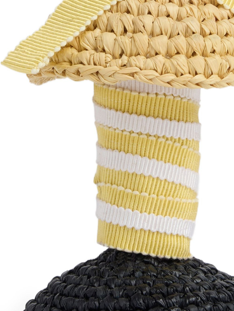 PATOU bow-detail doll charm outlook