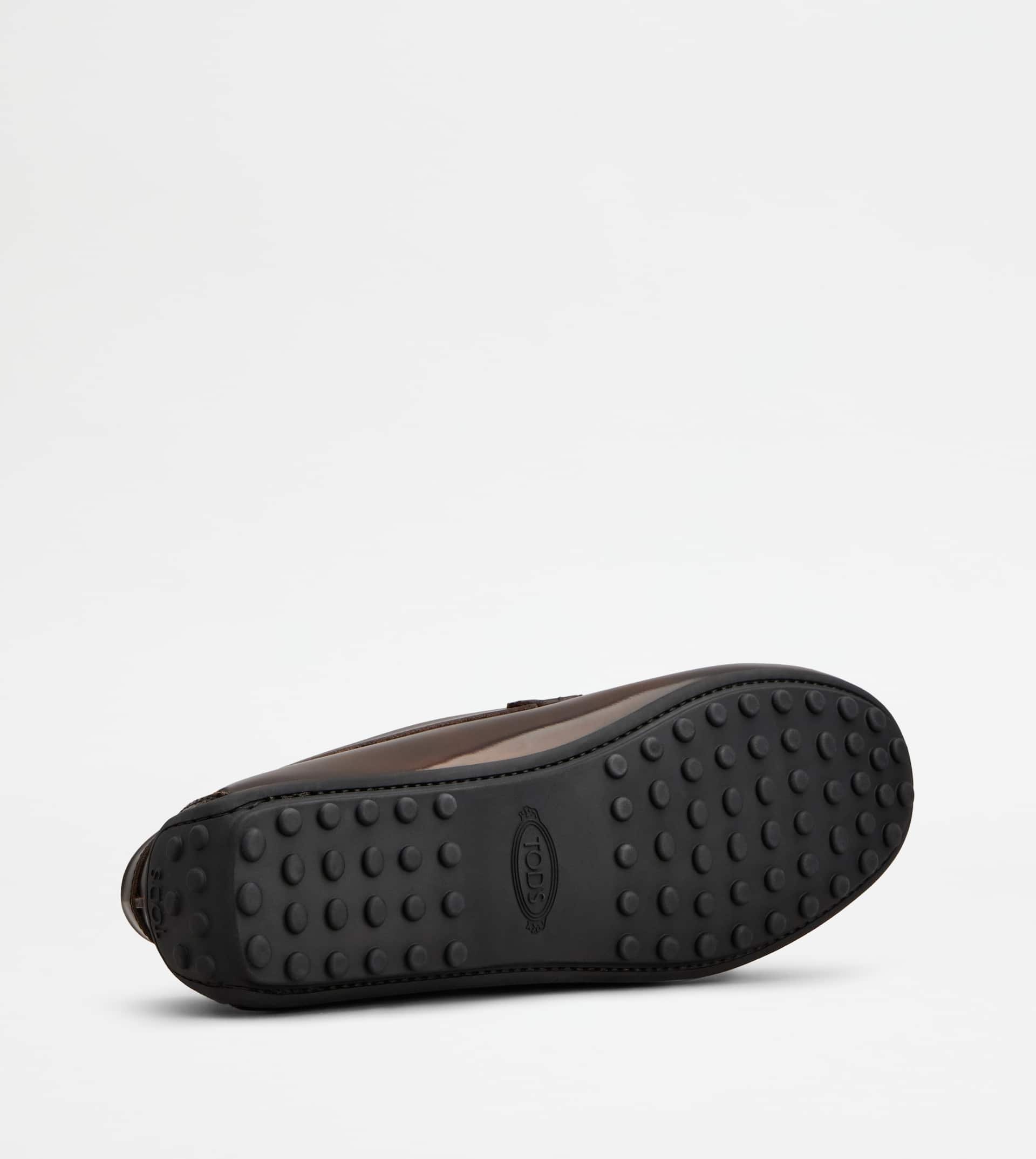 CITY GOMMINO DRIVING SHOES IN LEATHER - BROWN - 4