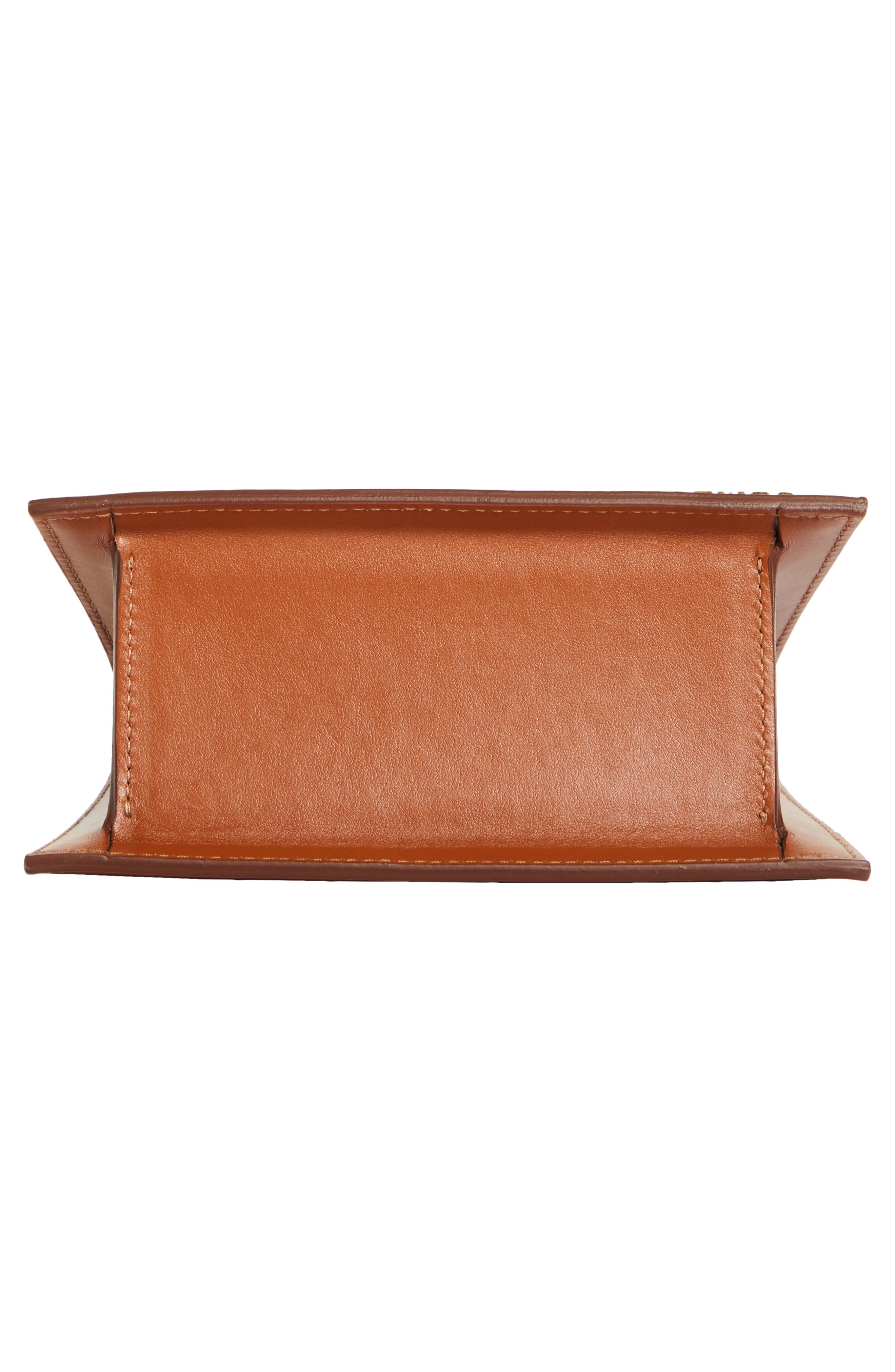 Jacquemus Le Chiquito Moyen Leather Top Handle Bag in Light Brown at Nordstrom - 8